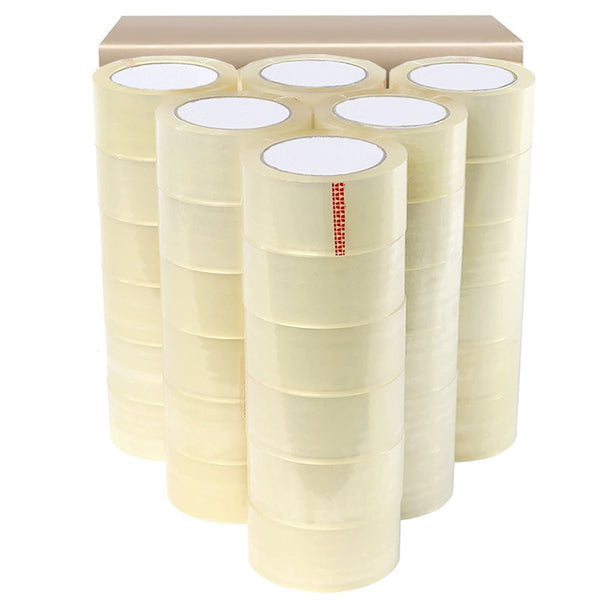 36 Rolls Clear Packaging Tape 48mm x 75m Carton Sealing & Packing Tape