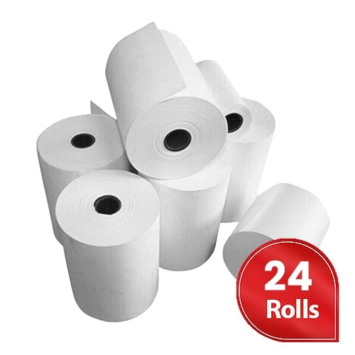 24 Rolls 57x57mm Thermal Paper EFTPOS Roll