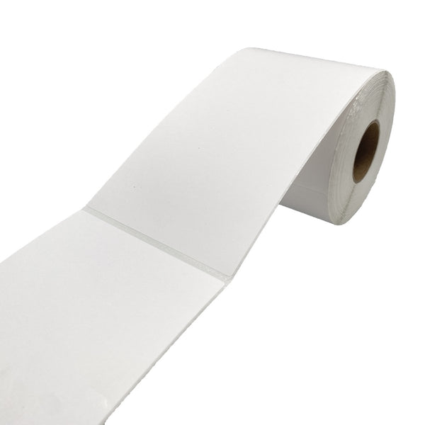 1 Roll 100mm X 200mm Perforated Direct Thermal Labels White - 300 Labels per Roll