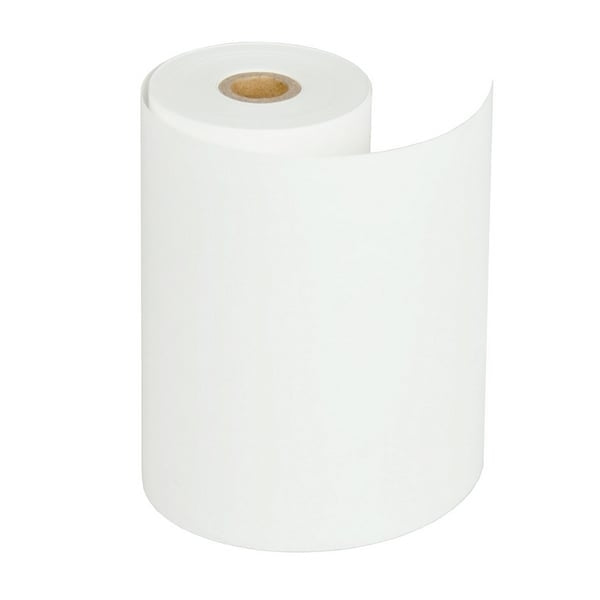 3 Rolls Brother RD-M01C5 RDM01C5 Generic Black Text on White Paper Roll Continuous 102mm x 29.3m