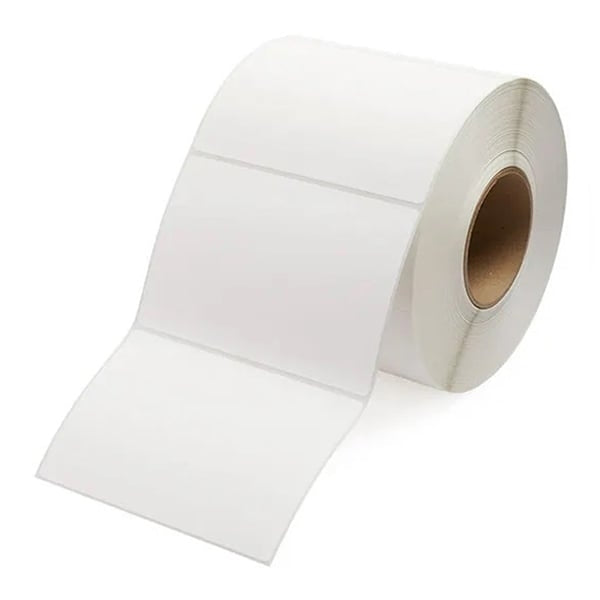 1 Roll 80mm X 50mm Perforated Direct Thermal Labels White - 1000 Labels per Roll