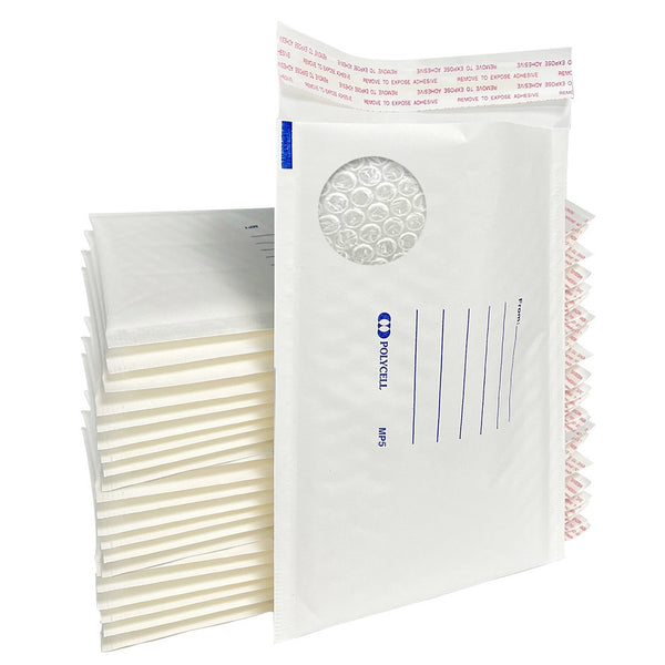 100PCS Bubble Mailer 265mm x 380mm Self-Sealing Kraft Paper Lightweight Padded Envelope Polycell Mail Tuff