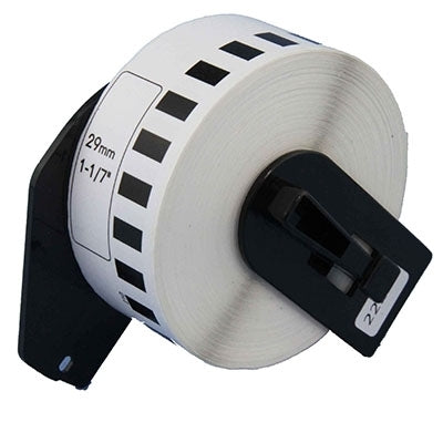20 x Brother DK-22210 DK22210 Generic Black Text on White Continuous Paper Label Roll 29mm x 30.48m