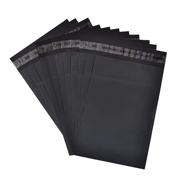 100PCS Black 190mm x 260mm Courier Bags Mailing Satchels Self-Sealing Poly Mailer