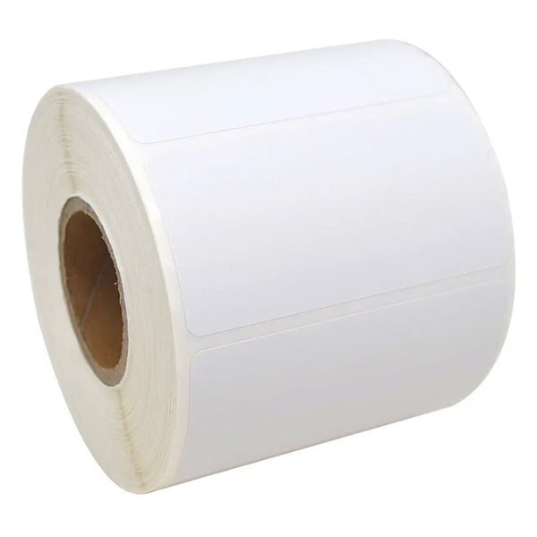 Perforated Direct Thermal Labels White 80mm X 40mm - 1000 Labels per Roll