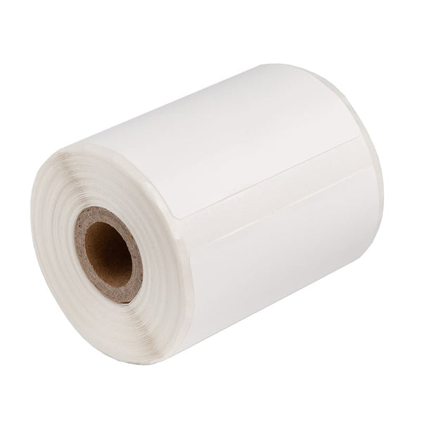 3 Rolls 50mm x 80mm Multi-purpose Direct Thermal Labels White - 100 Labels per roll (13mm Core)