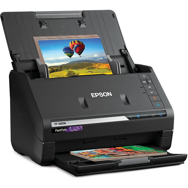 Epson FastFoto FF-680W Wireless High-Speed Photo and Document Scanner (B11B237501)