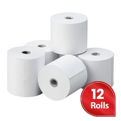 12 Rolls 80x135mm Thermal Paper Receipt Roll
