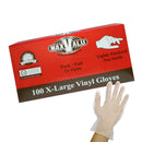 Lightly Powdered Vinyl Gloves - Available in S/M/L/XL