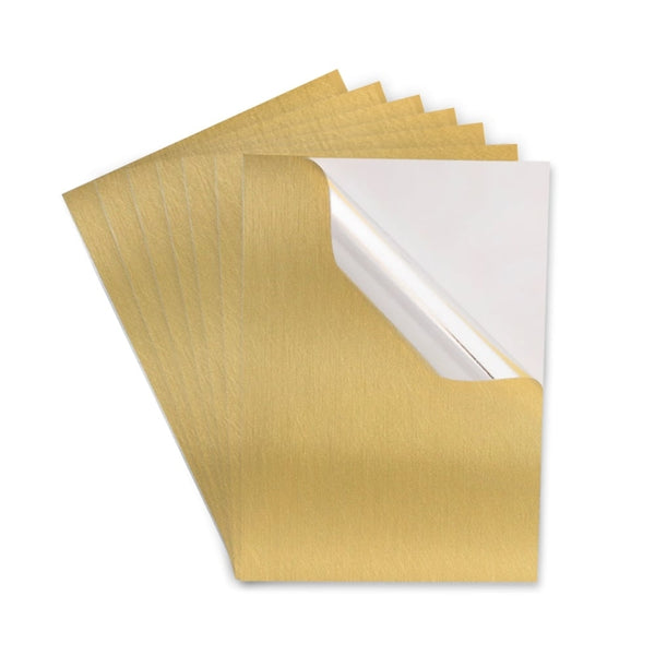 Brushed Gold Printable Vinyl Sticker Paper A4 - 20 sheets