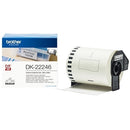 Original Brother DK-22246 DK22246 Black Text on White Continuous Paper Label Roll 103mm x 30.48m
