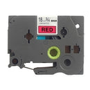 Generic Brother TZe-441 TZe441 18mm Black Text on Red Laminated Tape - 8 meters