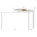 100mm X 150mm Perforated Direct Thermal Labels White - 500 Labels per Roll