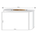 100mm X 150mm Perforated Direct Thermal Labels White - 1000 Labels per Roll