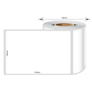 100mm X 150mm Perforated Direct Thermal Labels White - 350 Labels per Roll