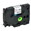 10 x Generic Brother HSe-221 HSe221 8.8mm Black Text on White Heat Shrink Tube Tape - 1.5 meters