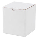 100PCS Mailing Box 105 x 105 x 115mm Shipping Carton Candle Packaging White Cardboard Box