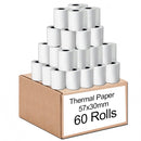 60 Rolls 57x30mm Thermal Paper EFTPOS Roll