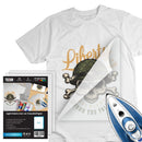 Light Fabric T-shirt Iron-on Transfer Paper A4 Size for Inkjet Printers - 10 sheets