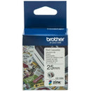 10 x Original Brother CZ-1004 CZ1004 Full Colour Continuous Paper Label Roll Cassette 25mm x 5m