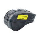 5 x Generic Brady M21-375-595-YL M21375595YL Black on Yellow Vinyl Label Tape 9.5mm x 6.4m for BMP21 printers