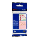 3 x Original Brother TZe-RE34 TZeRE34 12mm Gold Text on Pink Ribbon Tape - 4 metres