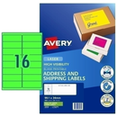 Avery High Visibility Laser Shipping Labels