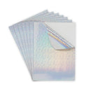 Fine Dot Holographic Printable Vinyl Sticker Label Paper A4 - 60 sheets