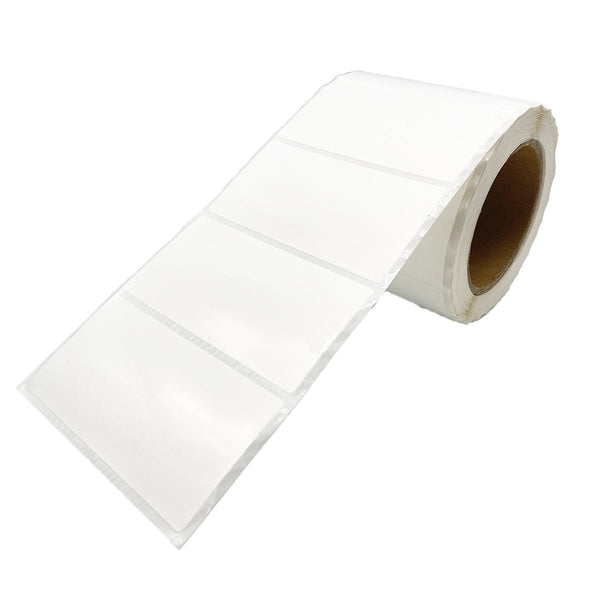 101.6 x 50.8mm Die Cut Gloss Synthetic Label with 76mm Core Water Resistant - 540 Labels per Roll (Generic with OKI Pro1040 / Pro1050)