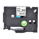 10 x Generic Brother HSe-211 HSe211 5.8mm Black Text on White Heat Shrink Tube Tape - 1.5 meters