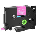 Generic Brother TZe-MQP35 TZeMQP35 12mm White Text on Berry Pink Laminated Tape - 5 metres