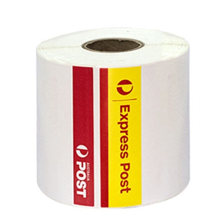 Express Post Perforated Direct Thermal Labels 100mm x 206mm - 300 Labe