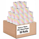 76x76mm 1PLY/2PLY/3PLY Bond Paper Receipt Rolls