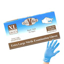 Blue Nitrile Gloves TGA Approved Latex and Powder Free Examination Gloves Pack of 100 - Available in S/M/L/XL