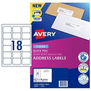 AVERY Premium White Address Labels with AveryEco