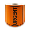 URGENT Label 100x75mm Orange Adhesive Warning Shipping Sticker  (500 Labels per Roll)