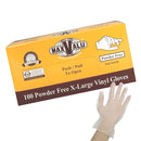 Powder Free Vinyl Gloves - Available in S/M/L/XL