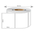 60mm X 50mm Perforated Direct Thermal Labels White - 1000 Labels per Roll