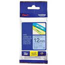 5 x Original Brother TZe-531 TZe531 12mm Black Text on Blue Laminated Tape - 8 meters