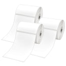 3 x Brother RD-S02C1 RDS02C1 Original Black Text on White Die Cut Label Roll 3PK 102mm x 152mm - 270 labels per roll (9 Rolls in total)