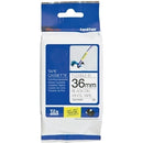 3 x Original Brother TZe-FX261 TZeFX261 36mm Black Text on White Flexible Tape - 8 metres