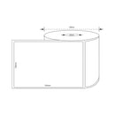 100mm X 150mm Perforated Direct Thermal Labels White - 500 Labels per Roll (with 25mm Core)