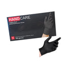 Handcare TuffNite Black Nitrile Examination Gloves - S/M/L/XL/XXL