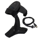 Element P100 1D/2D Hand-held Barcode Scanner with stand and USB-A cable - Black (SCELP100003)