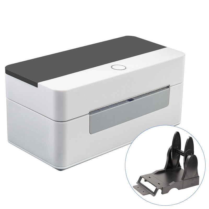 300DPI High Resolution Direct Thermal Shipping Label Printer TR-D465E with Bonus Black External Label Holder