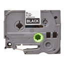 20 x Generic Brother TZe-325 TZe325 9mm White Text on Black Laminated Tape - 8 meters