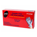 Powder Free Blue Vinyl Gloves Pack of 10,000 (100PCS x 100 boxes) - Extra Large