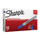 12 x Sharpie Permanent Marker 1.0MM Fine Point - Blue