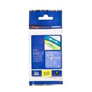 10 x Original Brother TZe-535 TZe535 12mm White Text on Blue Laminated Tape - 8 meters