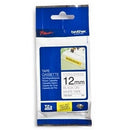 Original Brother TZe-S231 TZeS231 12mm Black Text on White Strong Adhesive Laminated Tape - 8 metres